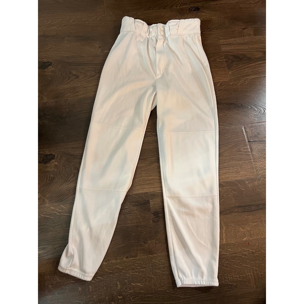 Wilson Baseball Pants White Small Youth Boys Girls Softball Uniform Trousers